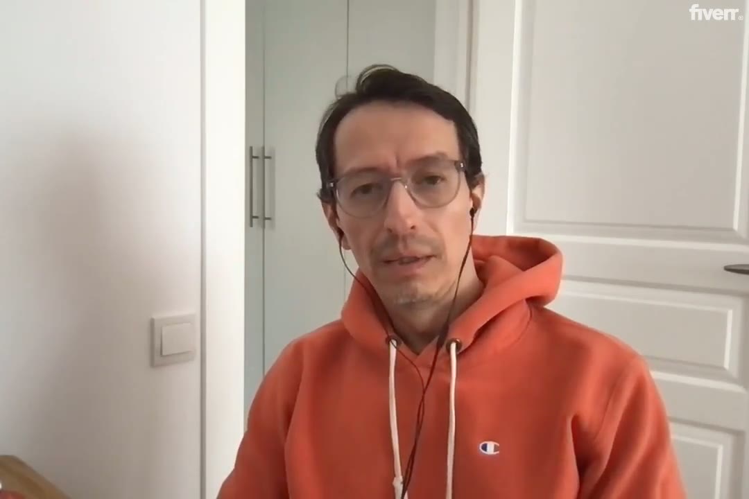 Pablo Farrat of AYkbron recording his testimonial
